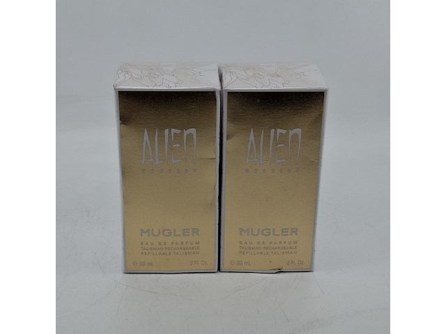 2x eau de parfum, 60ml, mugler, alien goddess - afbeelding 1 van  4