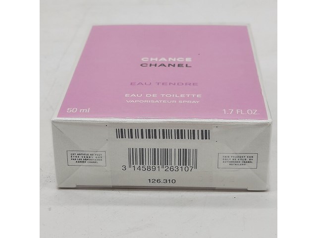 2x eau de toilette, 50 ml, chanel, chance eau tendre - afbeelding 12 van  12