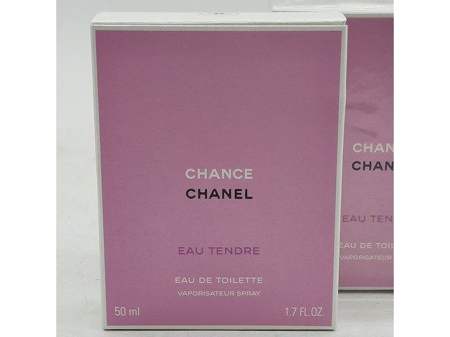 2x eau de toilette, 50 ml, chanel, chance eau tendre - afbeelding 2 van  12