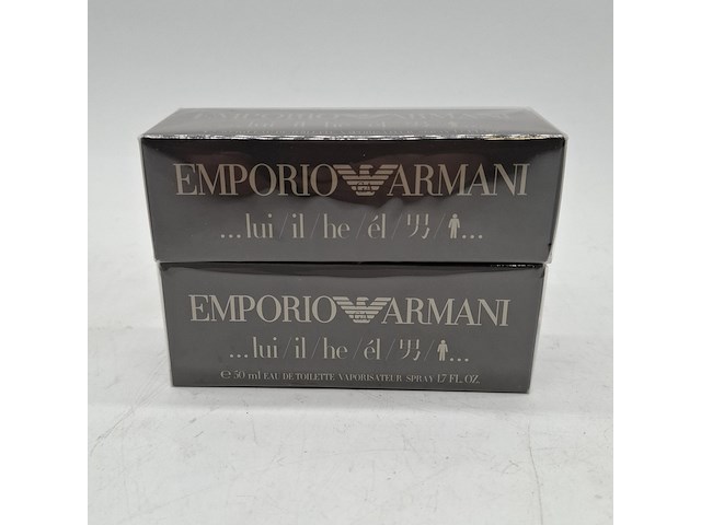 2x eau de toilette, 50ml, emporio armani - afbeelding 1 van  4