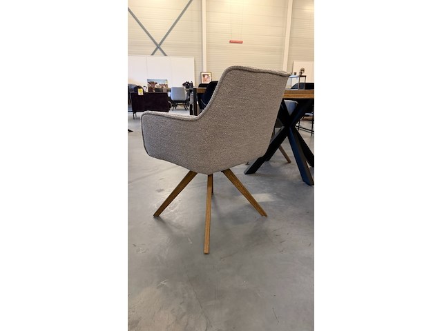 2x eetkamerstoel, grijs - afbeelding 1 van  4