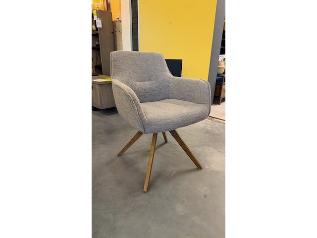 2x eetkamerstoel, grijs - afbeelding 2 van  4