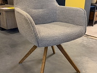 2x eetkamerstoel, grijs - afbeelding 2 van  4