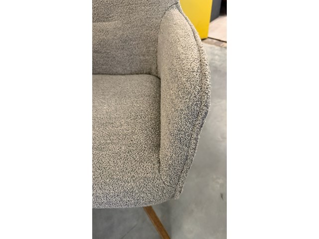 2x eetkamerstoel, grijs - afbeelding 3 van  4