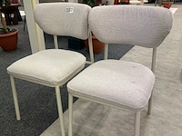 2x eetkamerstoel lea, geweven, beige - afbeelding 1 van  6