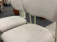 2x eetkamerstoel lea, geweven, beige - afbeelding 2 van  6