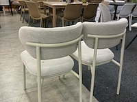2x eetkamerstoel lea, geweven, beige - afbeelding 3 van  6