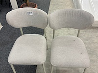2x eetkamerstoel lea, geweven, beige - afbeelding 6 van  6