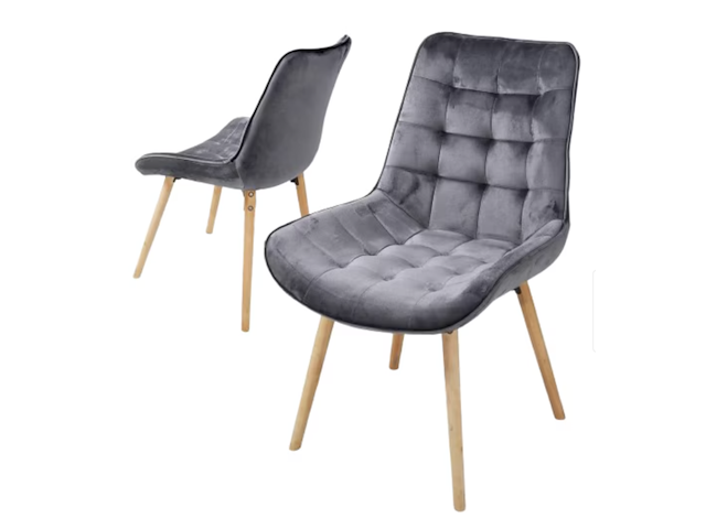 2x eetkamerstoel miadomodo, esst06dg02er - afbeelding 1 van  3