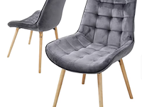 2x eetkamerstoel miadomodo, esst06dg02er - afbeelding 1 van  3