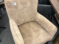 2x eetkamerstoel otto velvet, beige - afbeelding 1 van  2