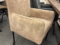 2x eetkamerstoel otto velvet, beige - afbeelding 2 van  2