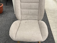 2x eetkamerstoel sabine, geweven, beige - afbeelding 3 van  4