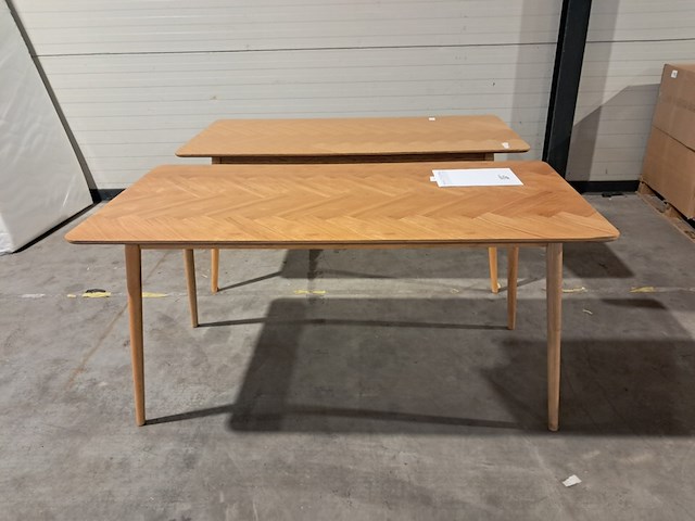 2x eetkamertafel fabio naturel, housecraft living - afbeelding 1 van  6