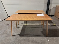 2x eetkamertafel fabio naturel, housecraft living - afbeelding 1 van  6