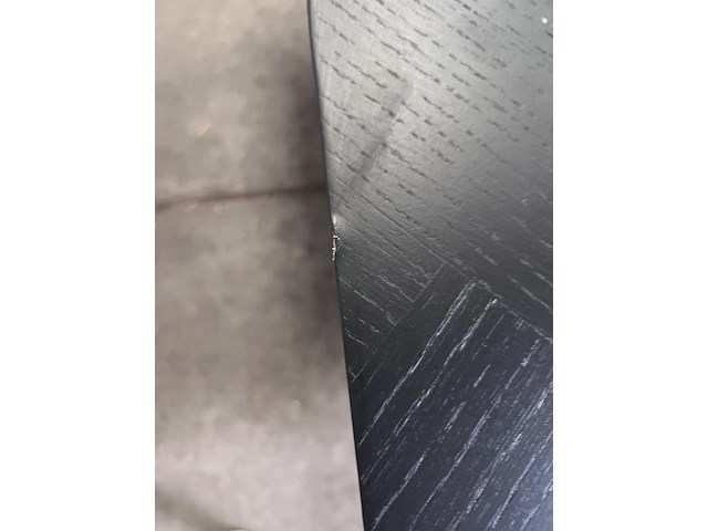 2x eettafel fabio zwart 180 x 90 cm, housecraft living - afbeelding 4 van  4