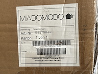 2x eettafel miadomodo, zwart, wit - afbeelding 4 van  4