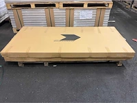 2x eettafel retour eiken visgraat blad 200 x 98 cm - afbeelding 4 van  4