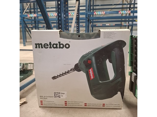 2x elektrische boorhamer metabo, bhe 20 compact - afbeelding 1 van  4