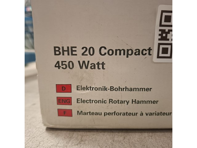 2x elektrische boorhamer metabo, bhe 20 compact - afbeelding 3 van  4
