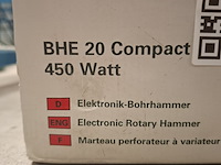 2x elektrische boorhamer metabo, bhe 20 compact - afbeelding 3 van  4