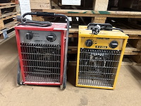 2x elektrische bouwkachel eurom, master - afbeelding 1 van  5