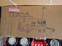 2x elektrische brandweerauto rood - afbeelding 4 van  6