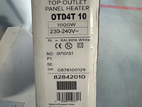 2x elektrische convector radiator, otd4t 10, wit - afbeelding 3 van  3