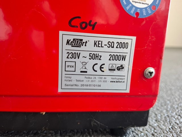 2x elektrische kachel kelfort, kel-sq 2000, bouwjaar 2018/2021 - afbeelding 3 van  3