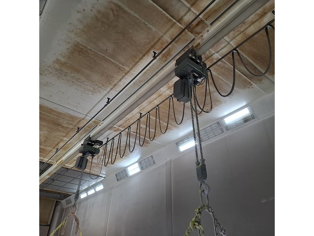 2x elektrische kettingtakel met loopkat verlinde, vl25 - afbeelding 1 van  9