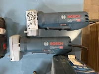 2x elektrische knabbelschaar, bosch, gsg 300, blauw/zilver