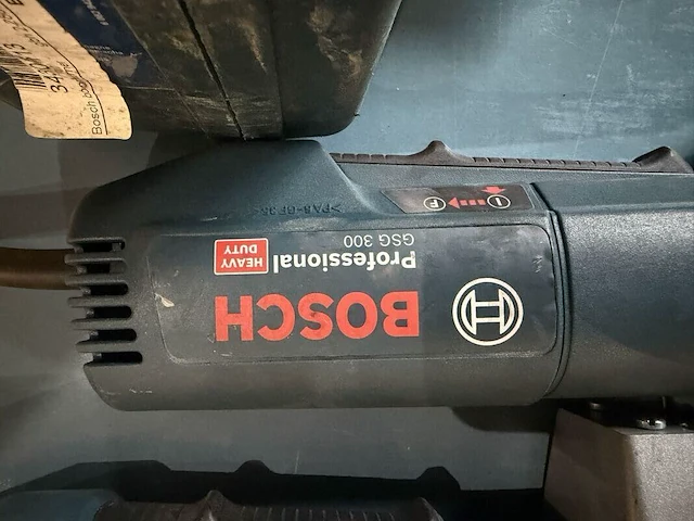 2x elektrische knabbelschaar, bosch, gsg 300, blauw/zilver - afbeelding 3 van  5