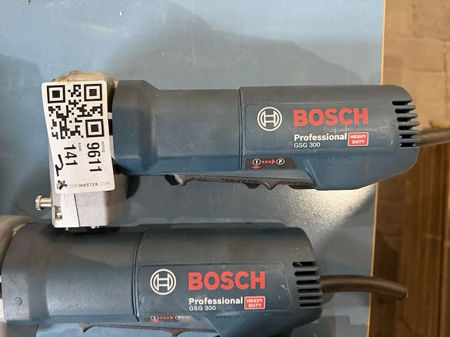 2x elektrische knabbelschaar, bosch, gsg 300, blauw/zilver - afbeelding 4 van  5