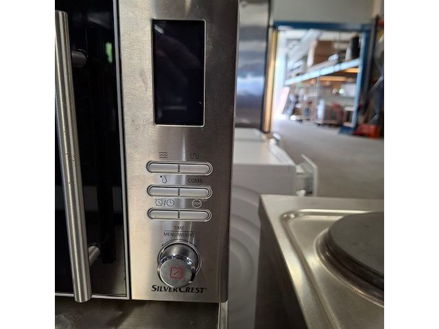 2x elektrische kookplaat, 2x magnetron, espresso koffie machine en saladette, atag, poccino, sharp, silvercrest - afbeelding 24 van  36