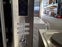 2x elektrische kookplaat, 2x magnetron, espresso koffie machine en saladette, atag, poccino, sharp, silvercrest - afbeelding 24 van  36