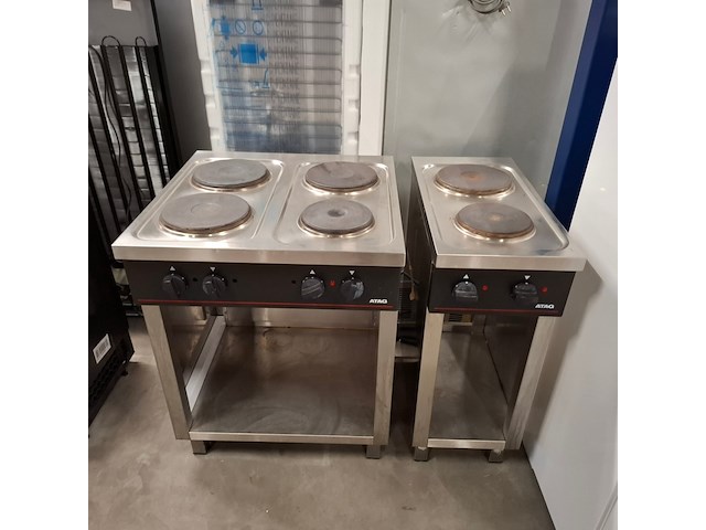 2x elektrische kookplaat, 2x magnetron, espresso koffie machine en saladette, atag, poccino, sharp, silvercrest - afbeelding 23 van  36
