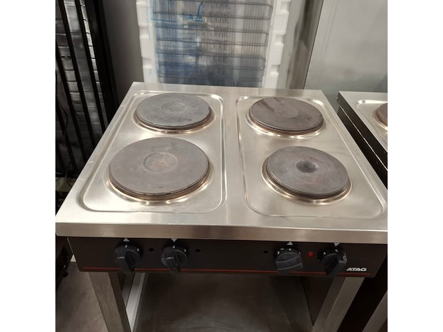 2x elektrische kookplaat, 2x magnetron, espresso koffie machine en saladette, atag, poccino, sharp, silvercrest - afbeelding 32 van  36