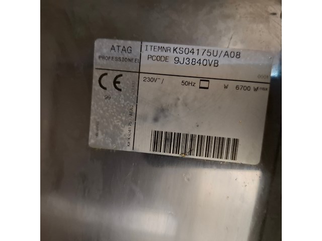 2x elektrische kookplaat, 2x magnetron, espresso koffie machine en saladette, atag, poccino, sharp, silvercrest - afbeelding 36 van  36