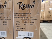 2x elektrische sfeerhaard remii, 102765-xs, zwart, 2017 - afbeelding 3 van  3