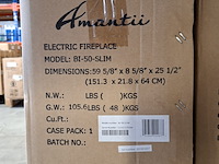 2x elektrische sfeerhaard remii, bi-50-slim, zwart, 2017 - afbeelding 3 van  3