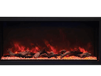 2x elektrische sfeerhaard remii, sym-50, zwart, 2017 - afbeelding 1 van  3