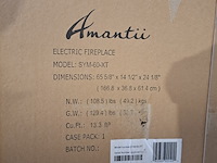 2x elektrische sfeerhaard remii, sym-60-xt, zwart, 2020 - afbeelding 2 van  2