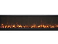 2x elektrische sfeerhaard remii, sym-slim-50, zwart, 2018 - afbeelding 1 van  3