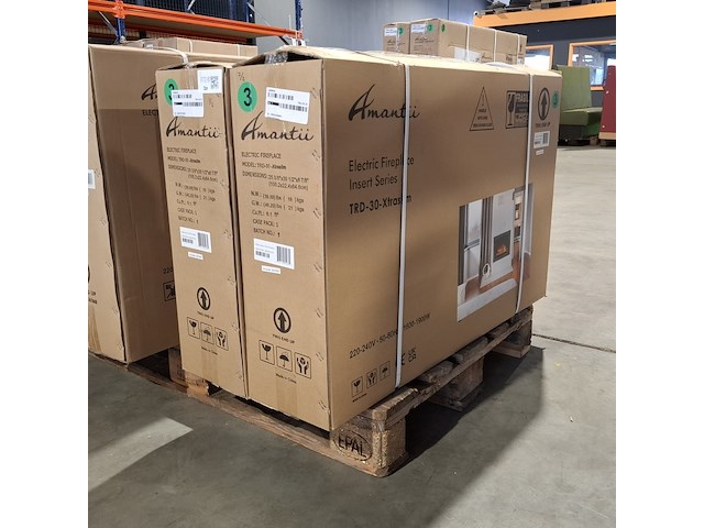 2x elektrische sfeerhaard remii, trd-xs-30, zwart, 2017 - afbeelding 1 van  2