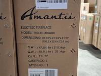 2x elektrische sfeerhaard remii, trd-xs-33, zwart, 2017 - afbeelding 3 van  3