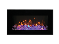 2x elektrische sfeerhaard remii, wm-fm-34-4423-bg, zwart, 2017 - afbeelding 1 van  3