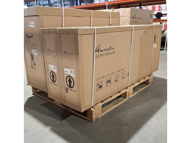 2x elektrische sfeerhaard remii, wm-fm-48-5823-bg, zwart, 2017 - afbeelding 2 van  3