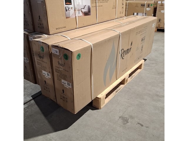 2x elektrische sfeerhaard remii, wm-slim-65, zwart, 2017 - afbeelding 2 van  3