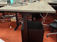 2x elektrische sta-zit hoekbureau - afbeelding 8 van  9