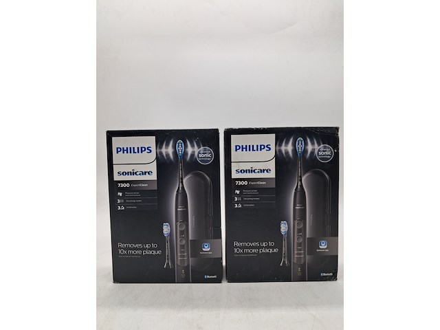 2x elektrische tandenborstel, philips, sonicare 7300 expertclean - afbeelding 1 van  3